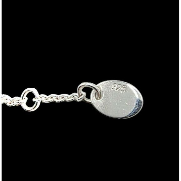 New Tocara Sterling Silver DiAmi Crystal Flower Pendant Bracelet Clover Floral - Picture 9 of 12